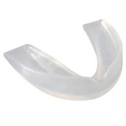 AWMA Protective Single Mouth Guard Mouthpiece - Clear