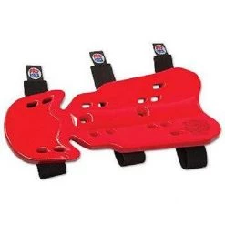 Proforce Karate Shin Guards Taekwondo Instep Guard - Red
