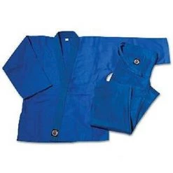 Tiger Claw Blue Kimono Judo Gi Jiu Jitsu Uniform With White Belt