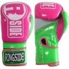 Ringside Apex Womans Boxing Gloves Kickboxing Muay Thai Fitness Bag Gloves Pink