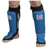 Combat Sports MMA Training Sparring Shin Guards - Blue Protective
