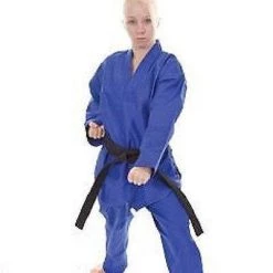 Tiger Claw Lightweight Student Tae Kwon Do Uniform TKD Gi - Blue Apparel