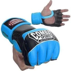 Combat Sports Pro Style MMA Training Competition Gloves - Electric Blue