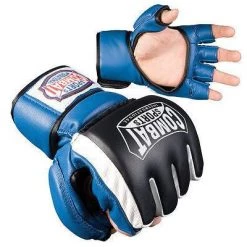 Combat Sports Safety MMA Sparring Gloves Training Gear - Blue