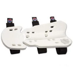 Proforce Karate Shin Guards Taekwondo Instep Guard - White Protective