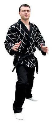 Tiger Claw Apparel Elite Hapkido Uniform Gi W/ Pants Child And Adult Size 2-8 - Black Diamondback