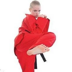 Tiger Claw Lightweight Tae Kwon Do Uniform TKD Gi - Red Apparel