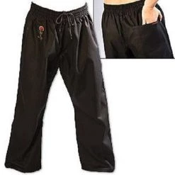 Apparel ProForce Gladiator 8 Oz. Combat Karate Uniform Gi Pants Youth Child Adult Black