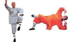 Tiger Claw Apparel Shaolin Monk Robe Uniform Kung Fu Pants, Socks, Bindings, Meditation Suit