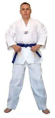 Tiger Claw Lightweight Student Taekwondo Uniform Gi With White Belt Child Adult Sizes Apparel