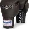 Boon Sports Leather Lace Muay Thai Training Gloves