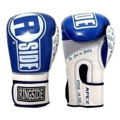 Ringside Boxing Apex Flash Sparring Gloves - Blue / White