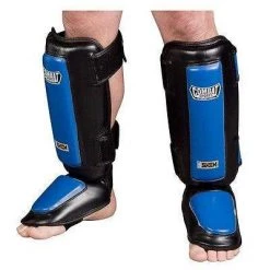 Combat Sports Kickboxing Gel Shock Shin Guards Protective