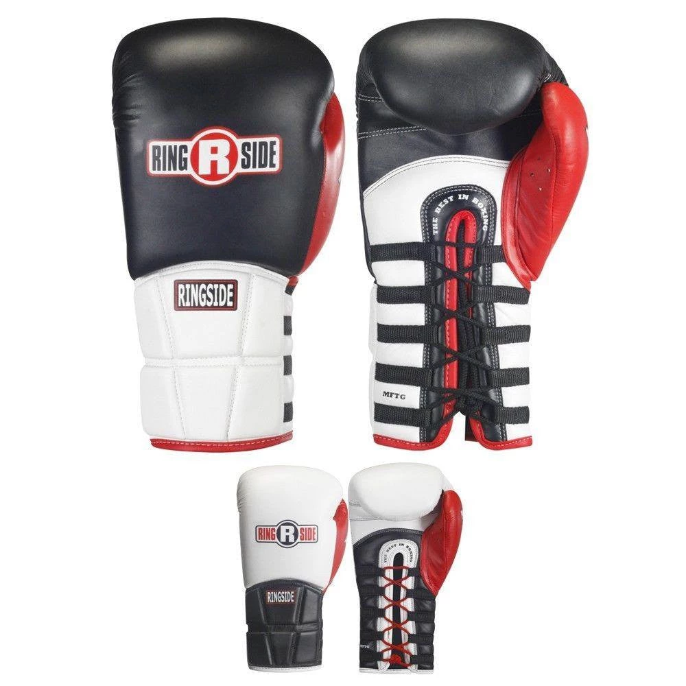 Ringside Boxing Pro Style IMF Tech Lace Up Training Gloves 1 Ringside Boxing Pro Style IMF Tech Lace Up Training Gloves