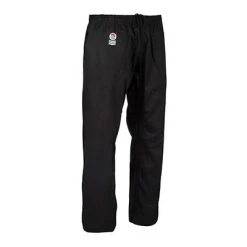 ProForce Gladiator 8 Oz. Combat Karate Pants With Back Pocket - Black Uniforms