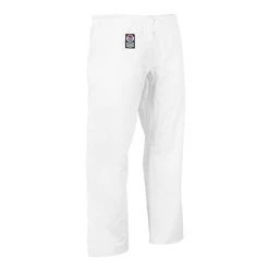 ProForce Gladiator 8 Oz. Combat Karate Pants With Back Pocket - White