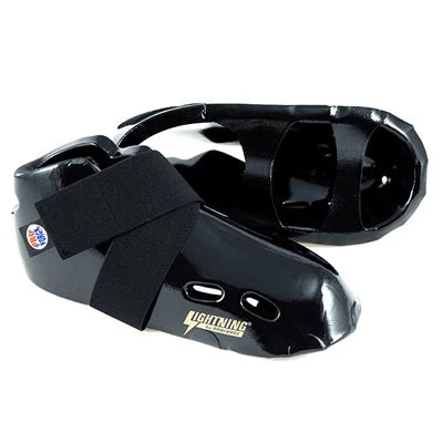 ProForce Lightning Kicks Sparring Shoes Footgear Karate - Black Protective 1 ProForce Lightning Kicks Sparring Shoes Footgear Karate - Black Protective