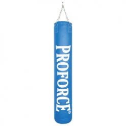 ProForce Ultra Muay Thai Heavy Punching Bag With Chain And Swivel - Filled - Blue Punching Bags