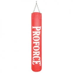 Punching Bags ProForce Ultra Muay Thai Heavy Punching Bag With Chain And Swivel - Filled - Red