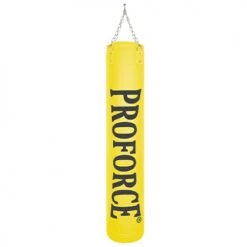 Punching Bags ProForce Ultra Muay Thai Heavy Punching Bag With Chain And Swivel - Filled - Yellow