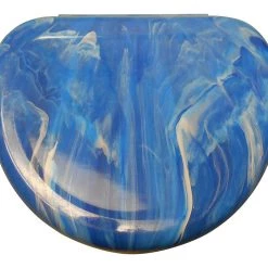 Protective ProForce Marble Design Mouthguard Case - Blue/White