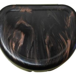 ProForce Marble Design Mouthguard Case - Black/Brown Protective