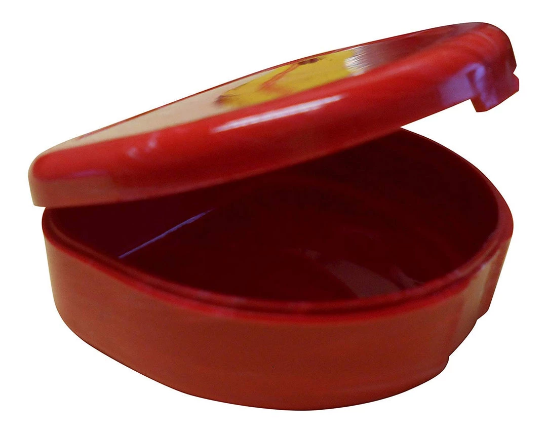 Protective ProForce Marble Design Mouthguard Case - Red/White 2 Protective ProForce Marble Design Mouthguard Case - Red/White