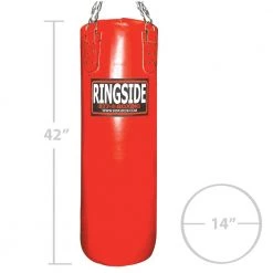 Ringside Leather 100 Lb. Heavy Bag - Filled Punching Bags
