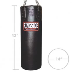 Ringside Soft Filled Leather 65 Lb Heavy Bag With Chain And Swivel Punching Bags 5 Ringside Soft Filled Leather 65 Lb Heavy Bag With Chain And Swivel Punching Bags