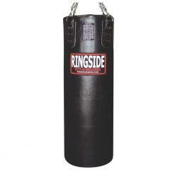 Ringside Soft Filled Leather 65 Lb Heavy Bag With Chain And Swivel Punching Bags