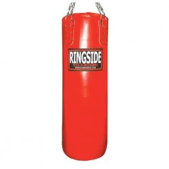 Ringside Soft Filled Leather 65 Lb Heavy Bag With Chain And Swivel Punching Bags