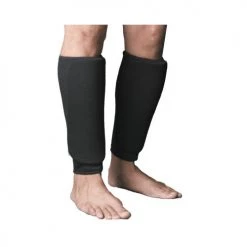 Protective ProForce Cloth Sparring Shin Guards - Black