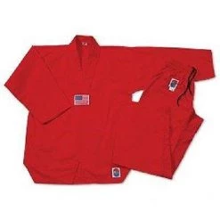 ProForce Gladiator 7.5 Oz. Tae Kwon Do Uniform TKD Gi - Red