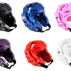 ProForce Thunder Double Layered Headguard Karate Sparring Headgear Kids Adult Protective