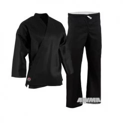 ProForce 6 Oz. Karate Uniform Gi - Black Apparel