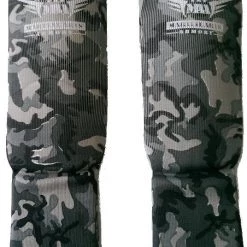Protective Martial Arts Armory Elastic Cloth Shin Guards - Camo