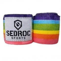 Sedroc Sports Sedroc Boxing Mexican Style Hand Wraps - 180" - Rainbow