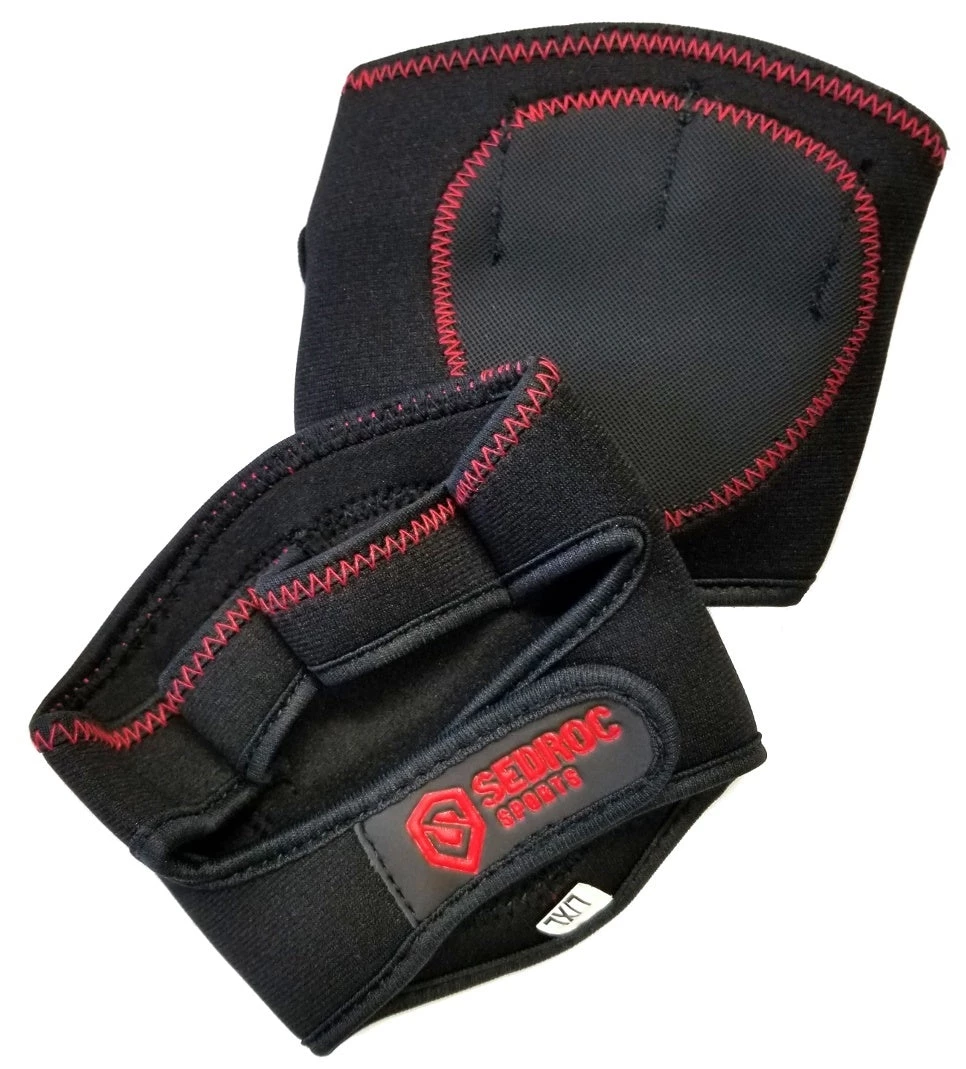 Sedroc Sports Sedroc Weight Lifting Gripper Gloves Callus Guards For Workout Gym Training Palm Protection - Red 1 Sedroc Sports Sedroc Weight Lifting Gripper Gloves Callus Guards For Workout Gym Training Palm Protection - Red