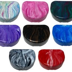 Sedroc Sports Sedroc Marble Mouthguard Case With Snap Lid Mouthguards