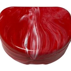 Sedroc Sports Sedroc Marble Mouthguard Case With Snap Lid Mouthguards